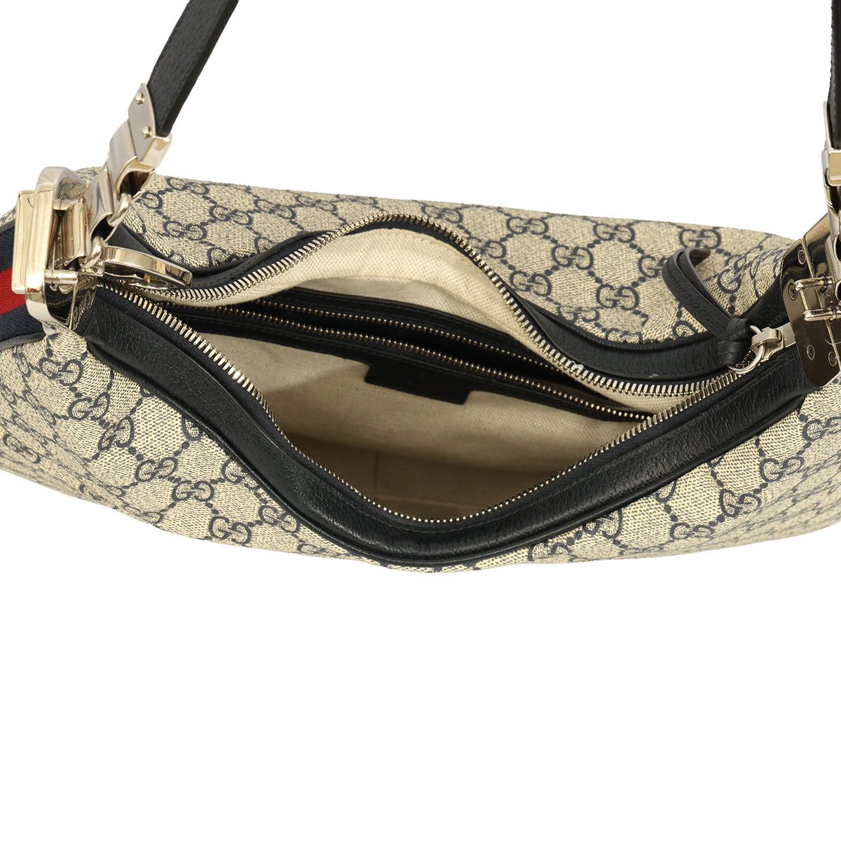 GUCCI GG SUPREME ATTACHE MONOGRAM SLING