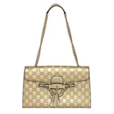 GUCCI EMILY MEDIUM GUCCISSIMA SHOULDER BAG