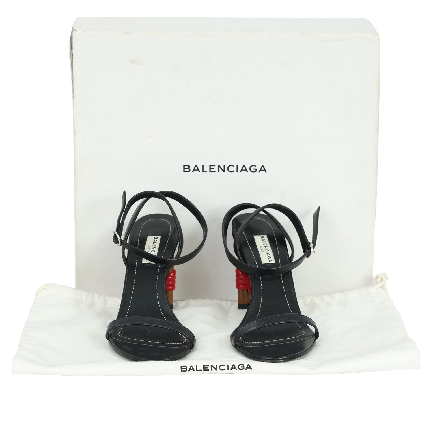 BALENCIAGA EU-37.5 BISTROT HEELS