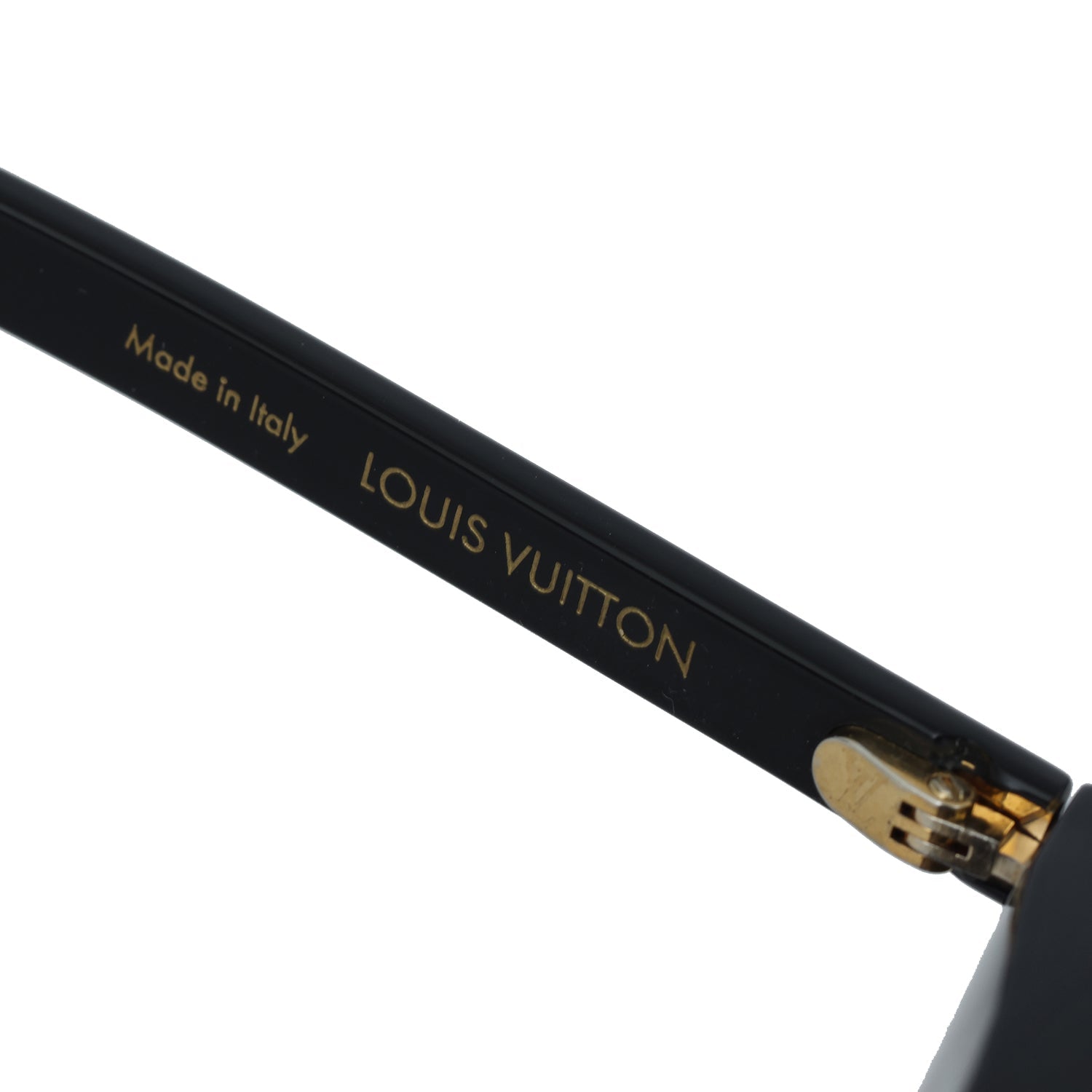 LOUIS VUITTON BLACK SQUARED SUNGLASSES