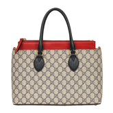 Gucci GG Supreme Linea A Small Satchel Handbag