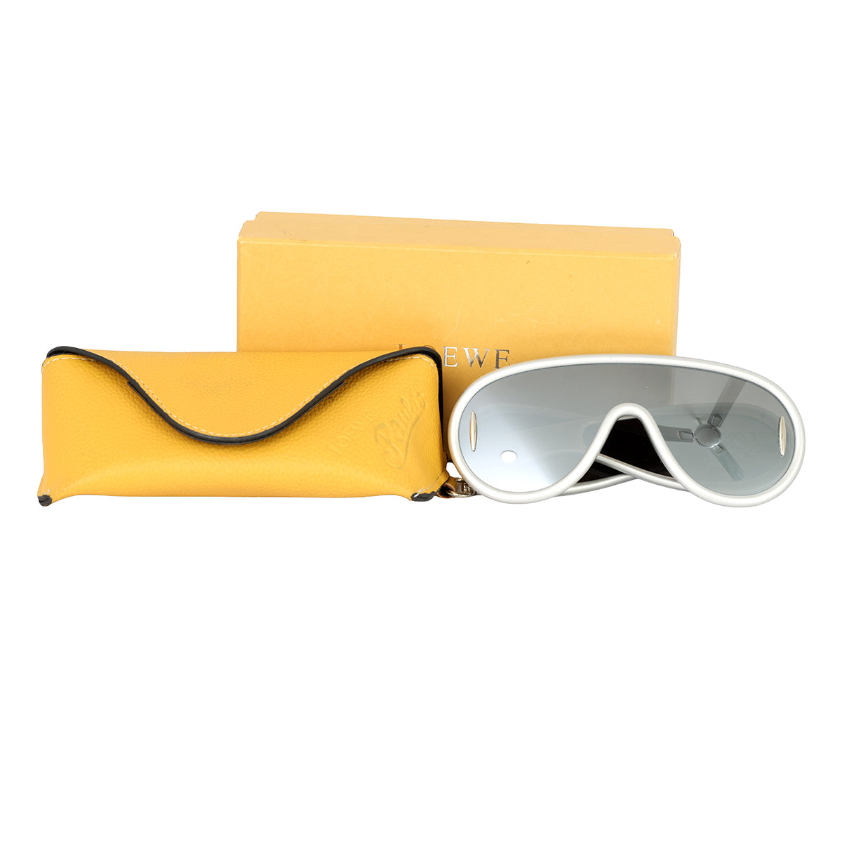 LOEWE SILVER WAVE MASK SUNGLASSES