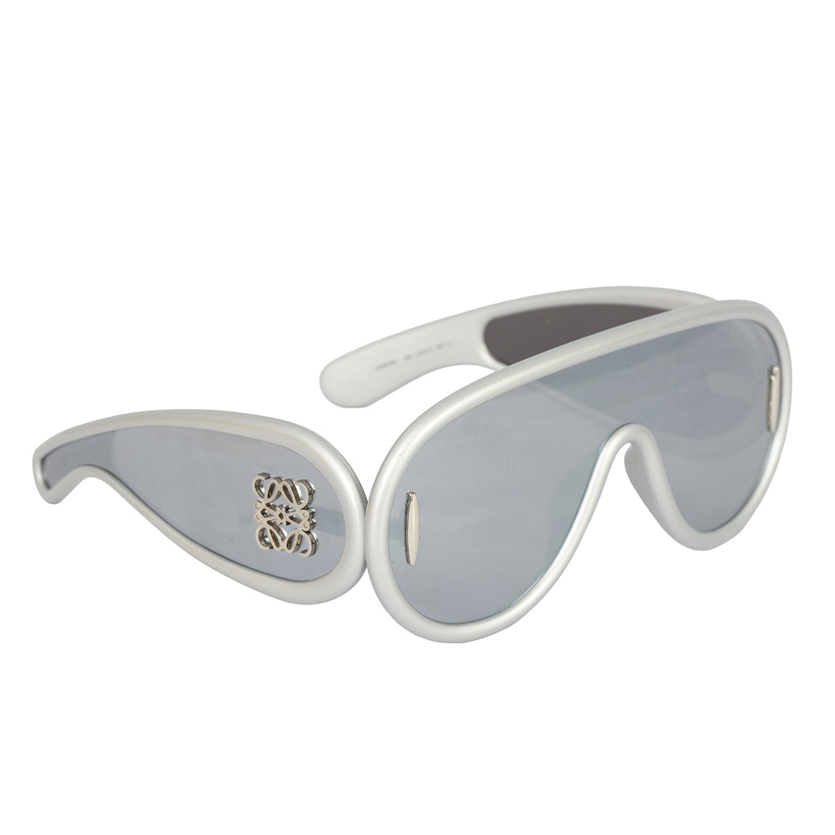 LOEWE SILVER WAVE MASK SUNGLASSES