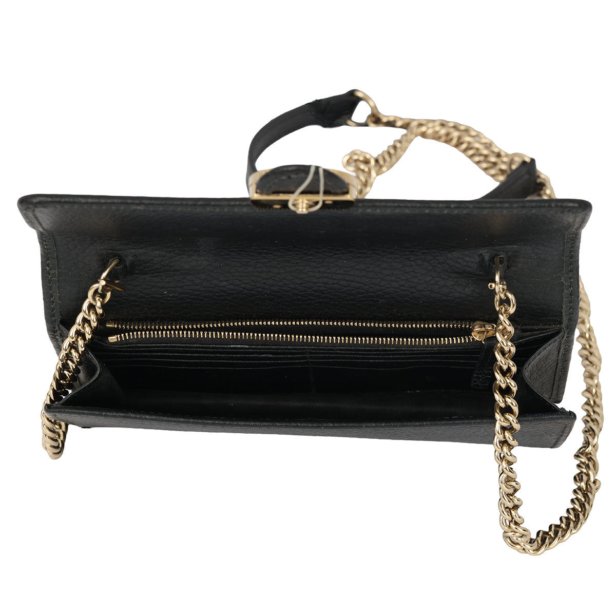 GUCCI INTERLOCKING GG CHAIN WALLET ON CHAIN