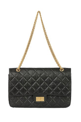 Chanel Black Reissue Large Shoulder Bag
