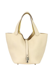 Hermes Picotin White Lock 22 Handbag