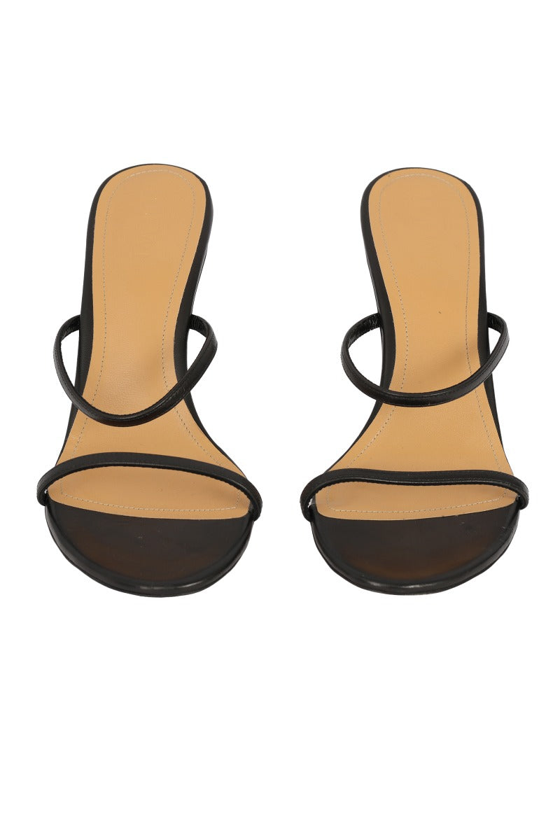 LOEWE NAIL POLISH SIZE EU 39 LEATHER MULES