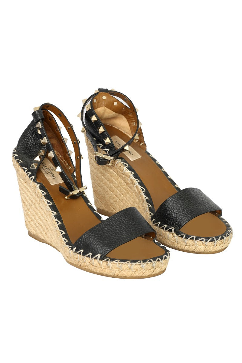 valentino-garavani-black-double-rockstud-wedge-heeled-sandals
