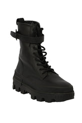Moncler Size- EU 38 Calf Leather Lace Up Boots