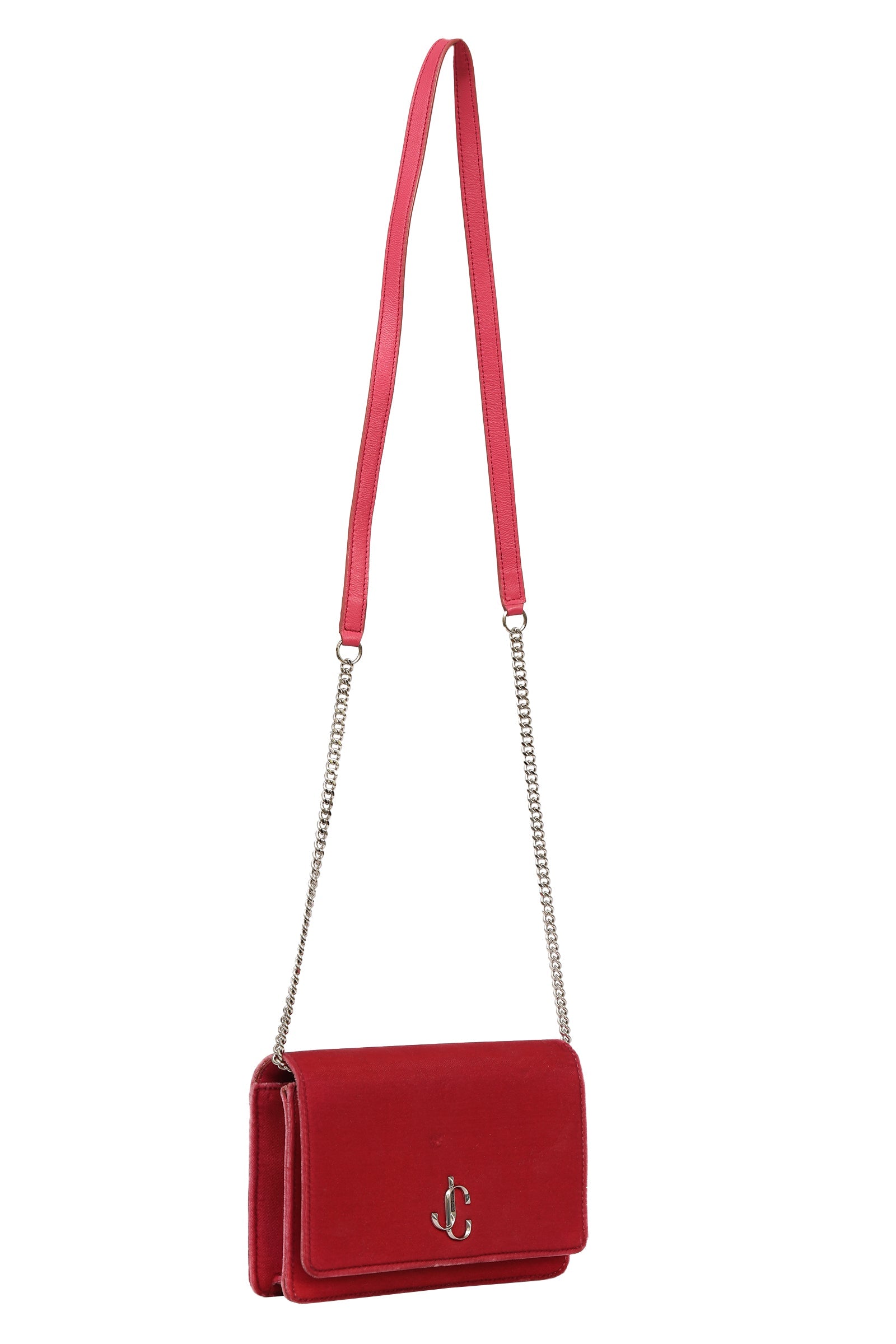 Jimmy Choo Velvet Palace Clutch Sling Bag