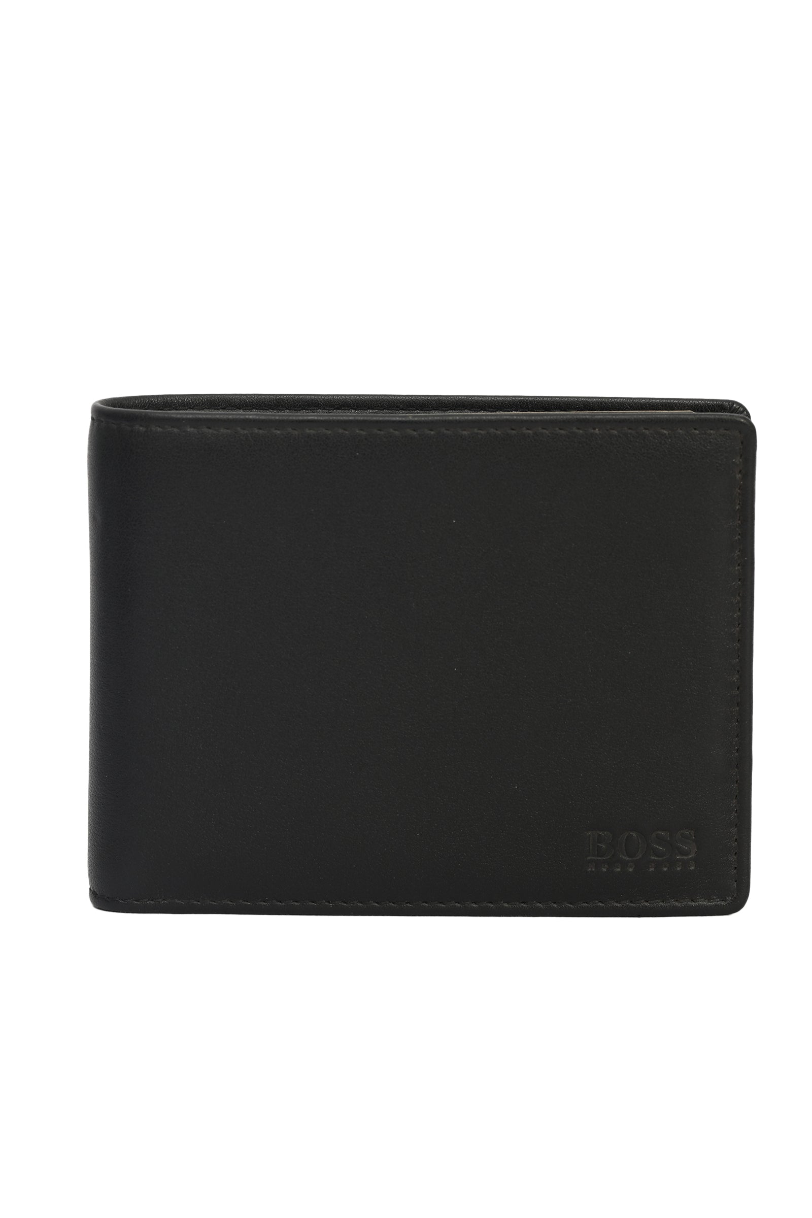 Hugo Boss Logo Embossed Black Wallet