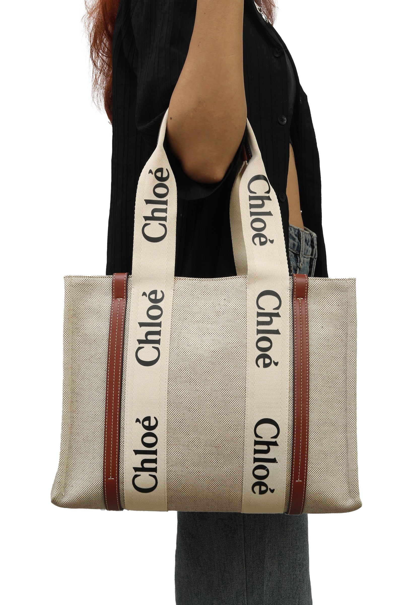 Chloe Woody Medium Tote Bag