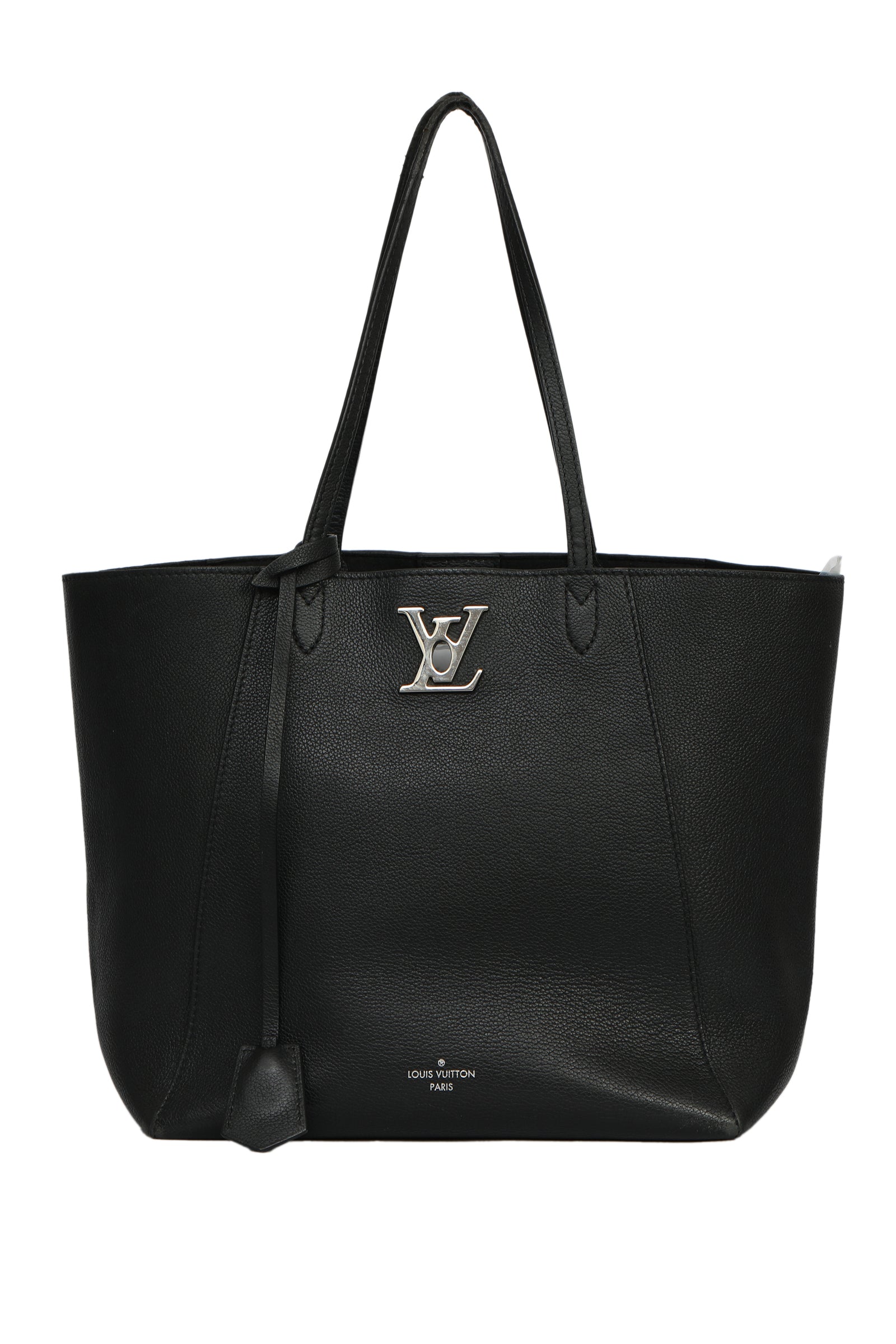 Louis Vuitton Calfskin Lockme Cabas Shoulder Bag