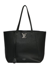 Louis Vuitton Calfskin Lockme Cabas Shoulder Bag
