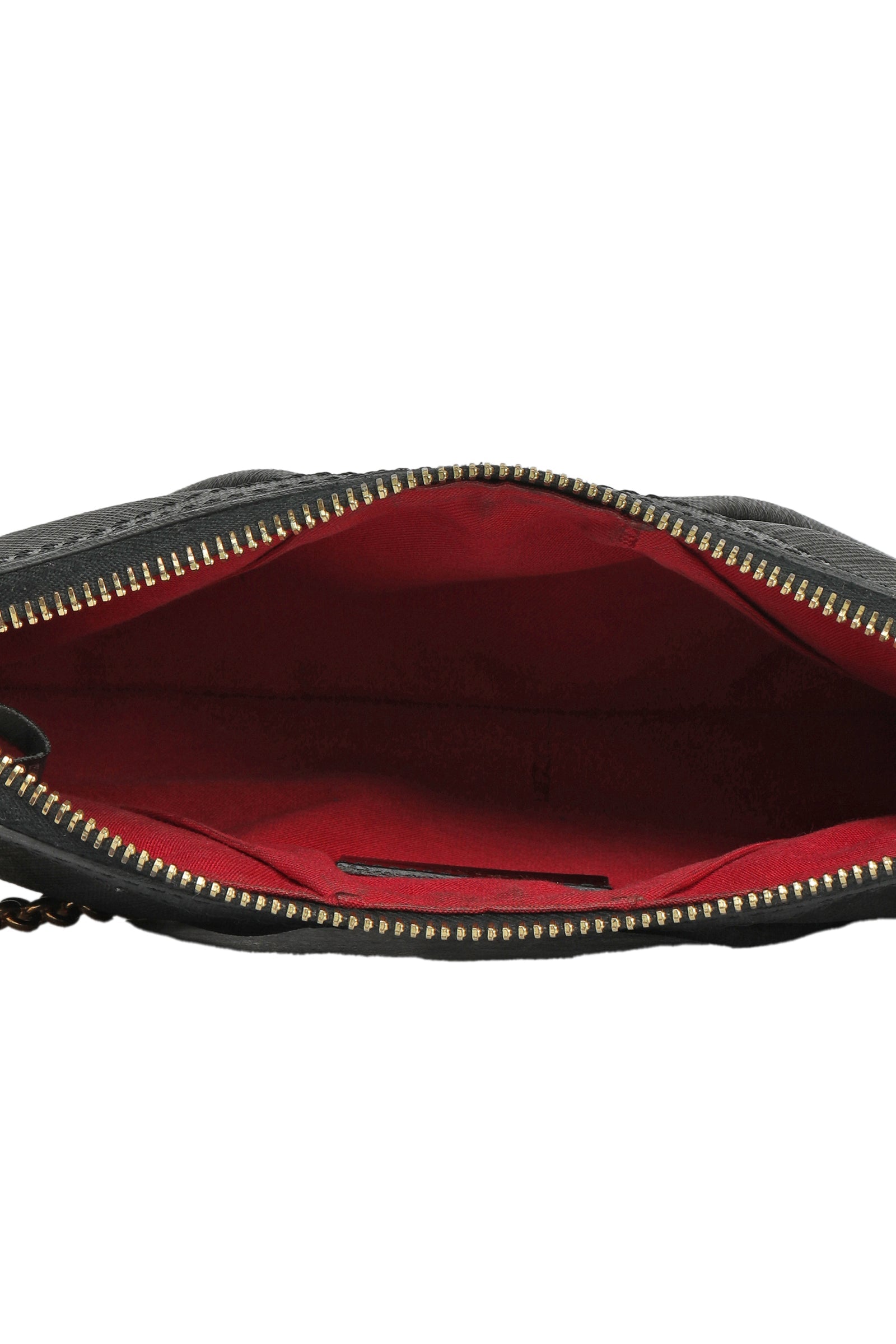 Fendi Black Zucchino Coated Canvas Pochette