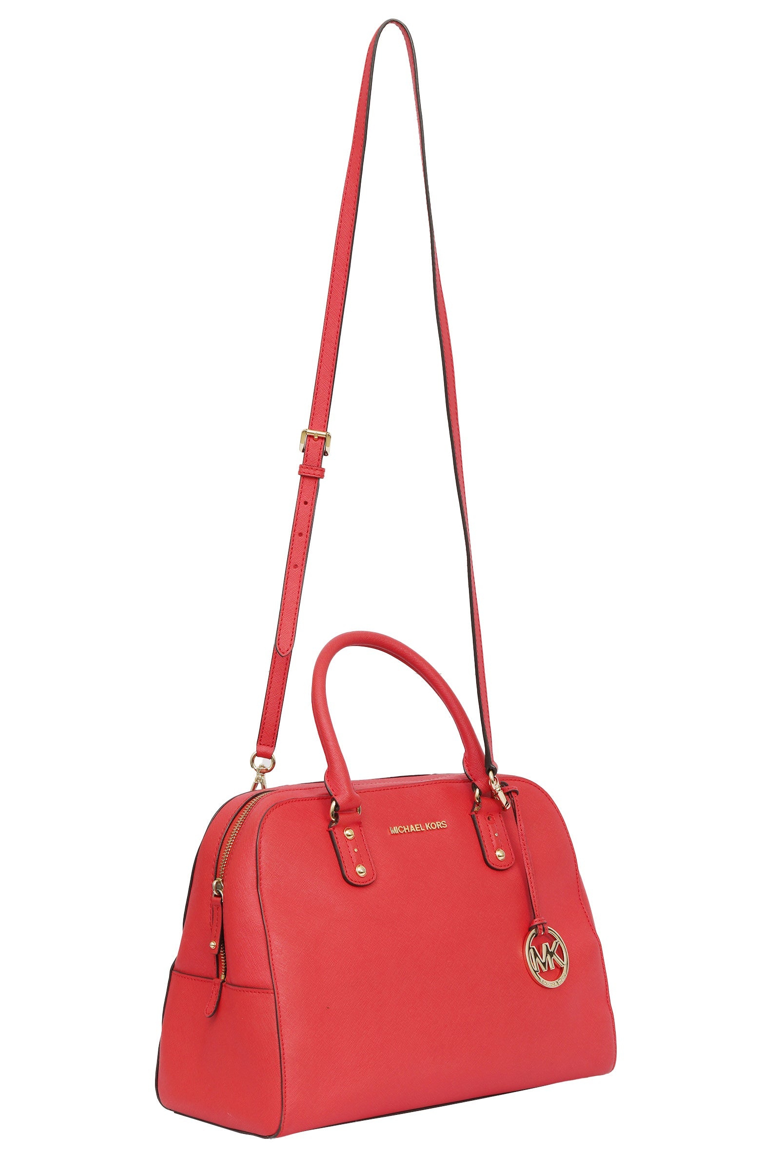 Michael Kors Red Top Handle Satchel Bag