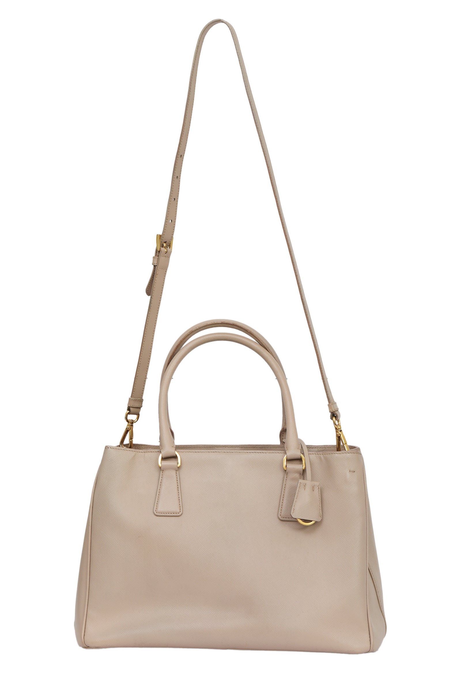 Prada Clay Grey Galleria Tote Bag