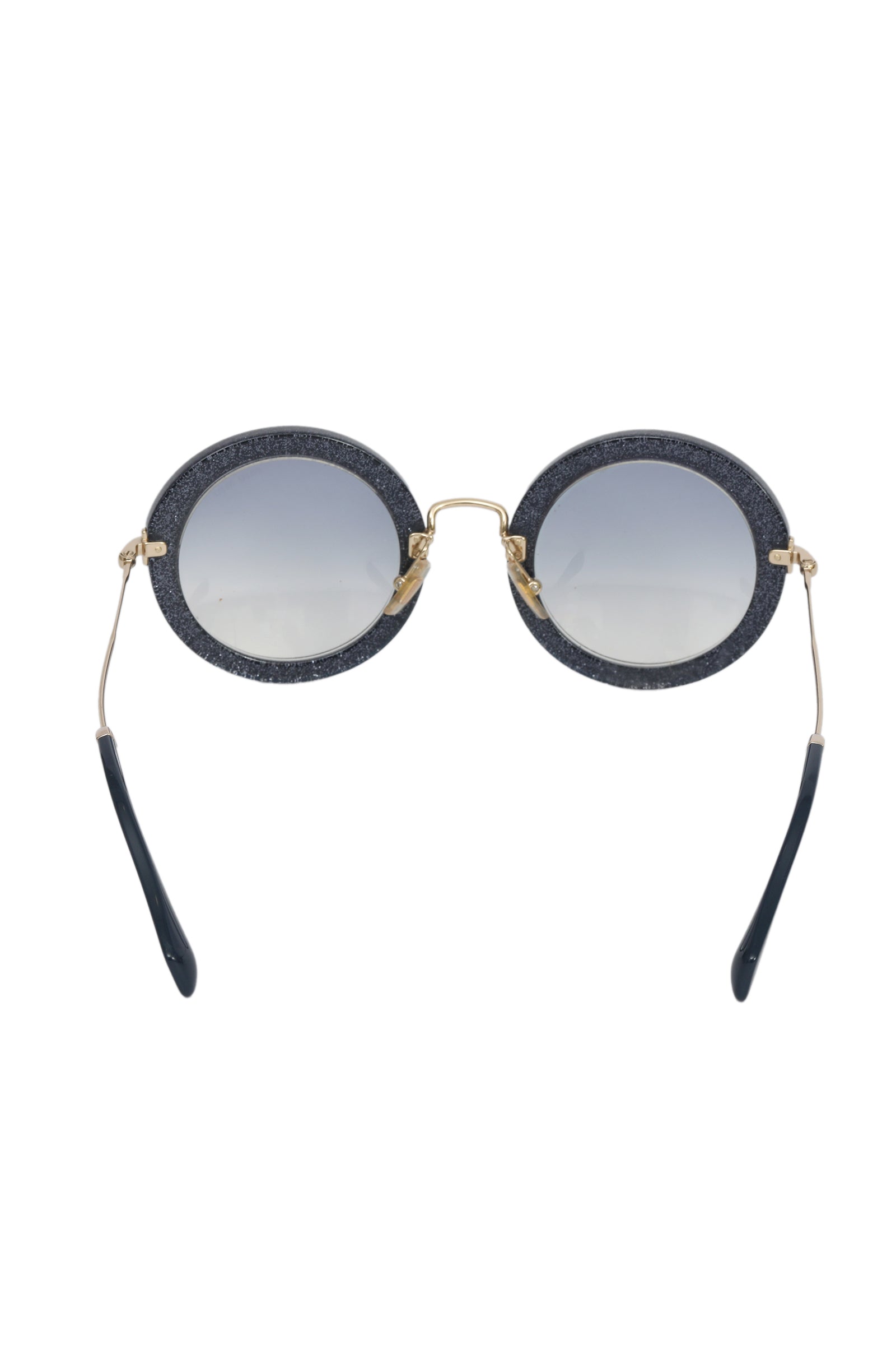 Miu Miu Mu08Rs Blue Round Sunglasses