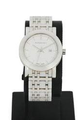 Burberry 35 Mm White Ceramic Watch