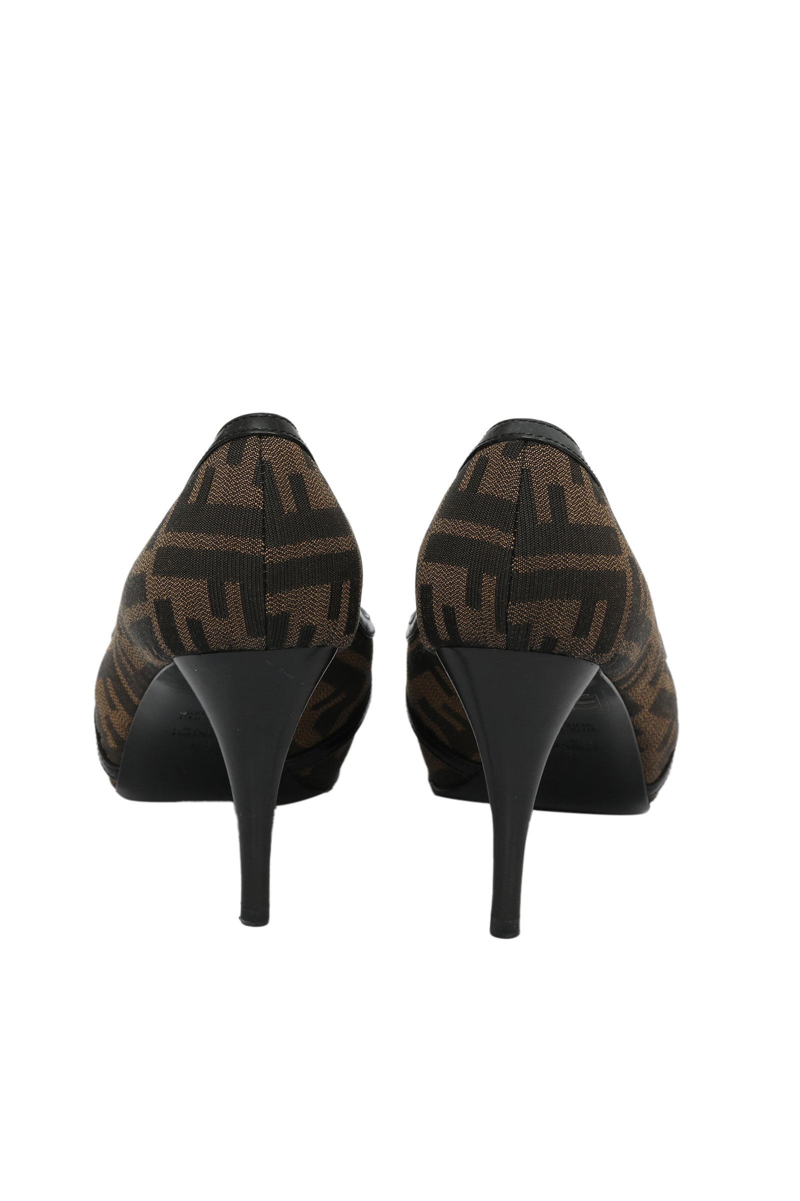 Fendi EU 36 Monogram Platform Pumps