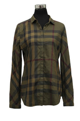 burberry-size-m-green-plaid-shirt