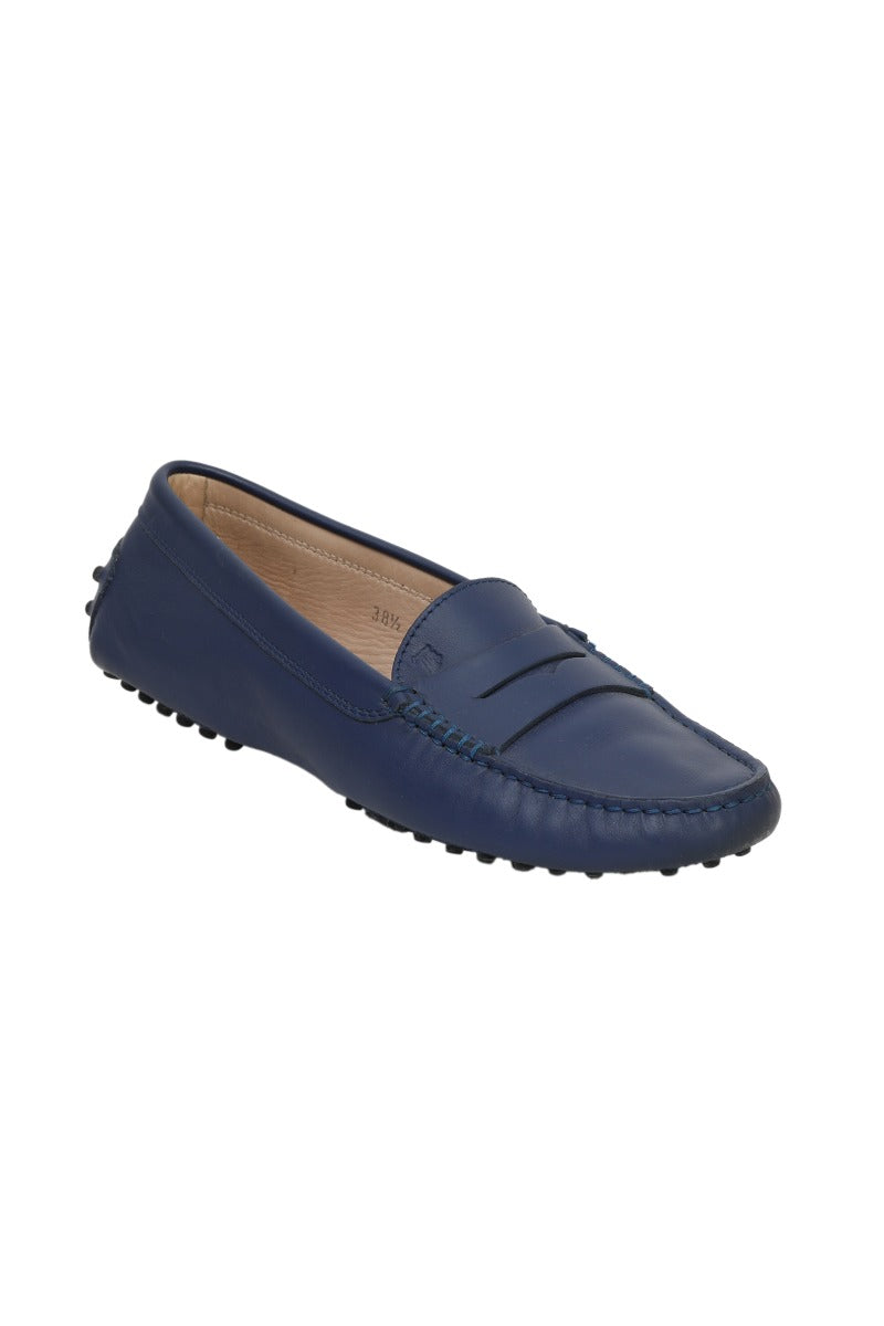 tod-s-eu-38-5blue-leather-loafers