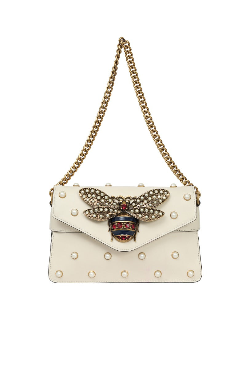 gucci-off-white-leather-broadway-pearly-bee-shoulder-bag