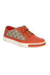 gucci-eu-43-orange-leather-low-trainers