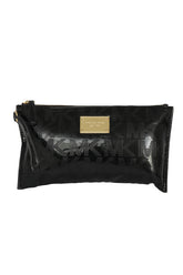 Michael Kors Monogram Patent Leather Pouch