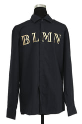 Balmain Size L Golden Logo Shirt