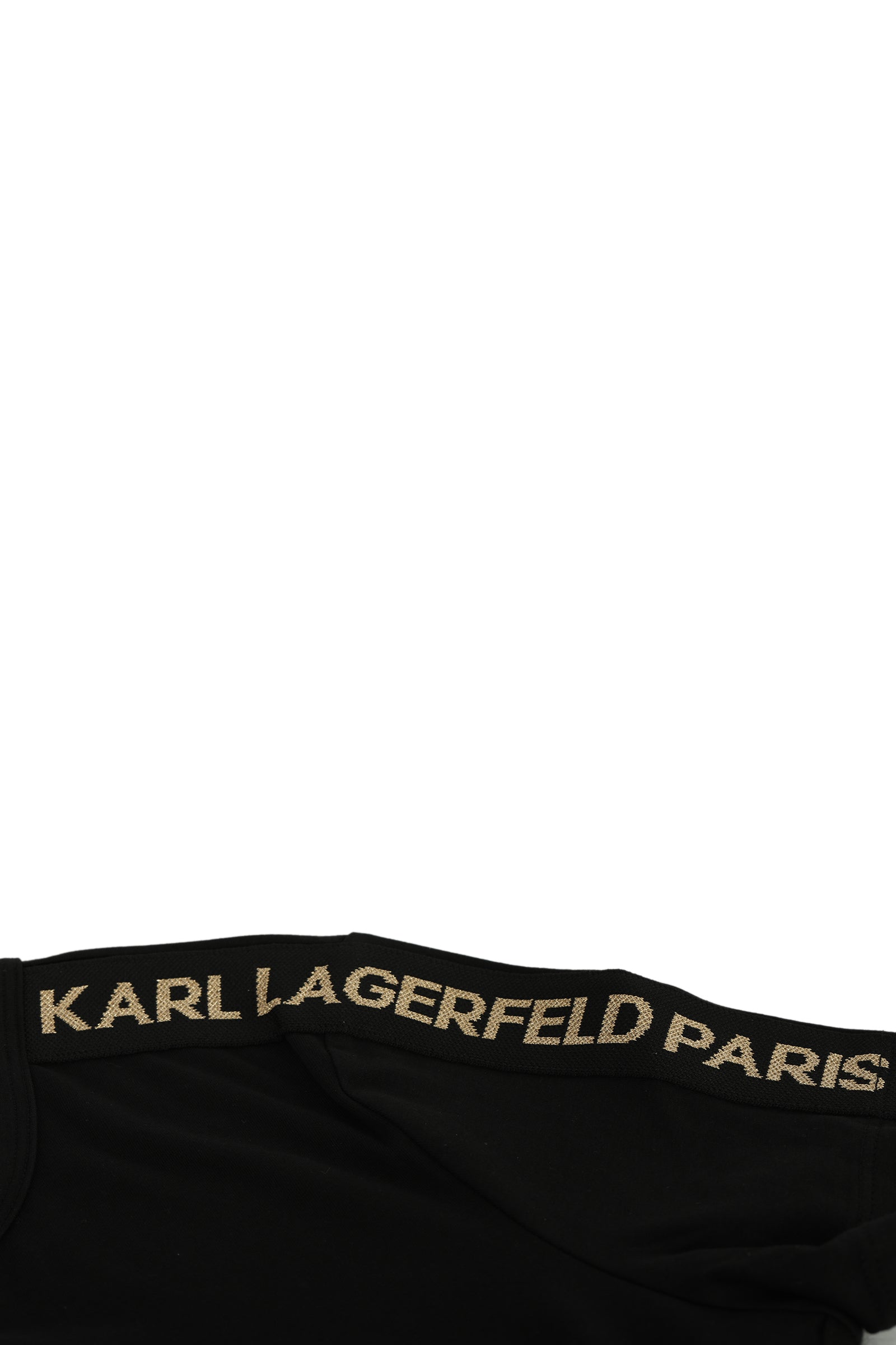 Karl Lagerfeld Size M Black Logo Dress