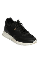 Louis Vuitton EU 41 Black Leather Run Away Low Top Sneakers