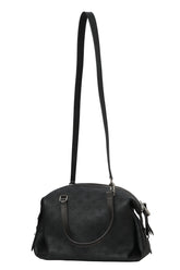 Louis Vuitton Aster Black Leather Mahina Monogram Hand Bag