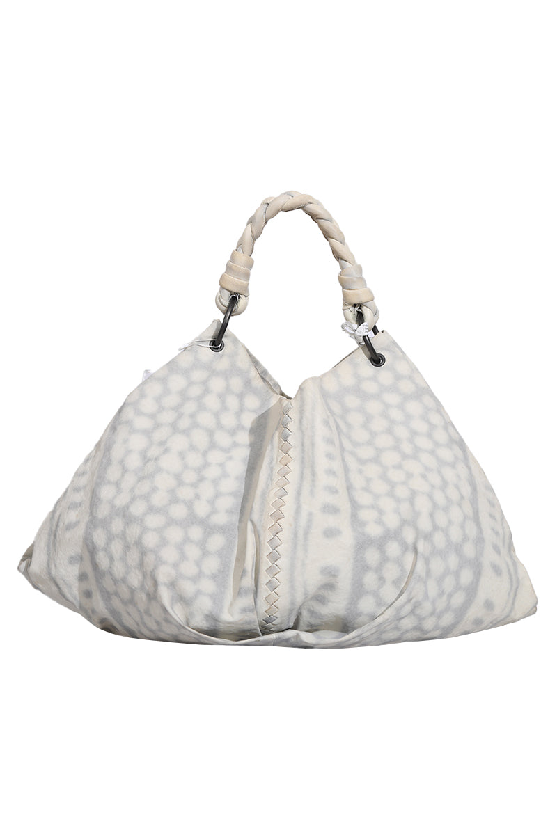 Bottega Veneta Grey Tie Dye Aquilone Leather Bag