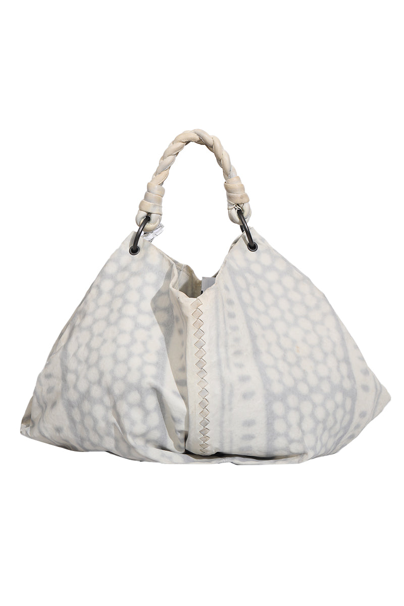 Bottega Veneta Grey Tie Dye Aquilone Leather Bag