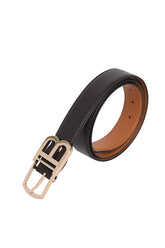 Balmain Logo Buckle 110 Cms Reversible Belt