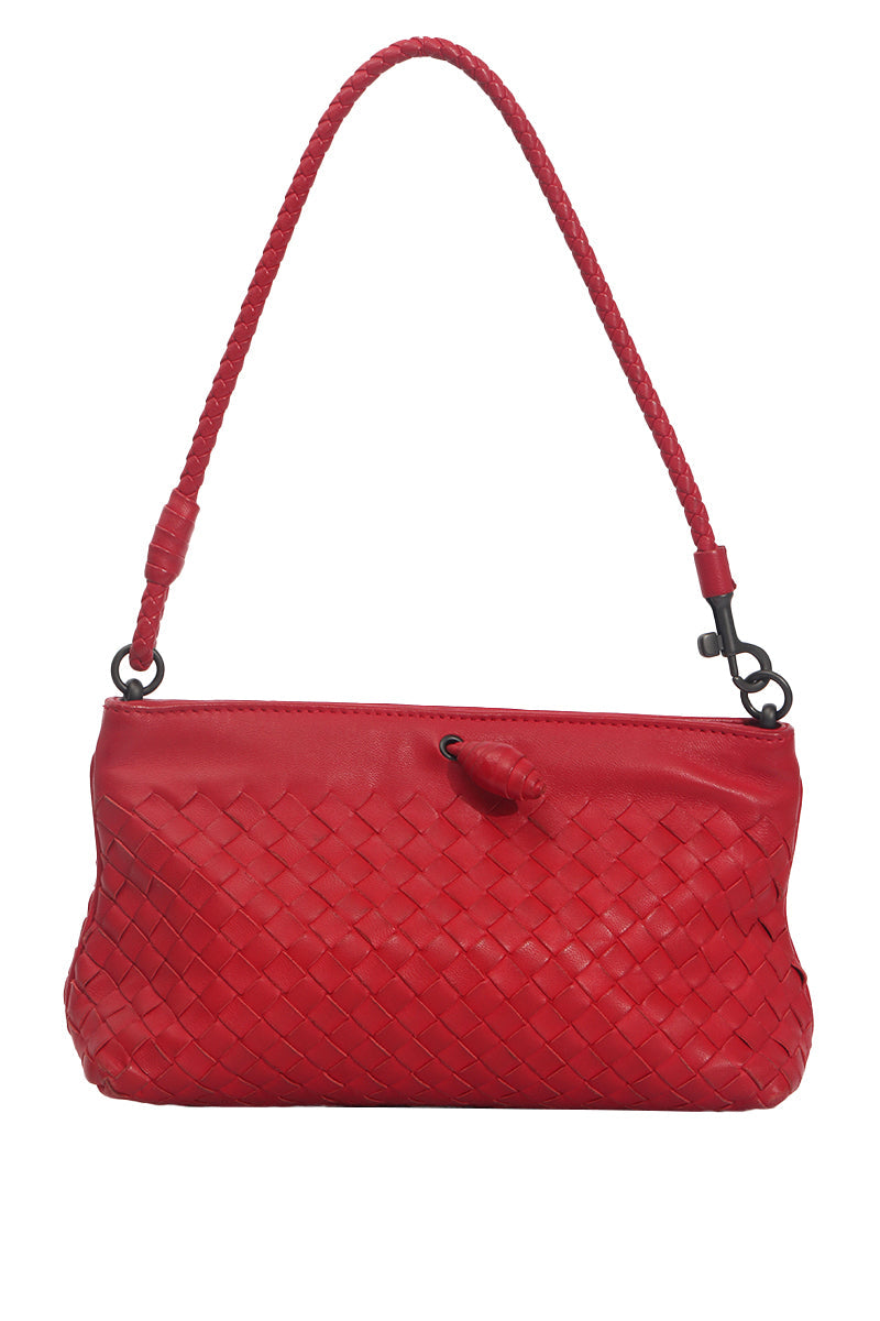 Bottega Veneta Intrecciato Red Bag