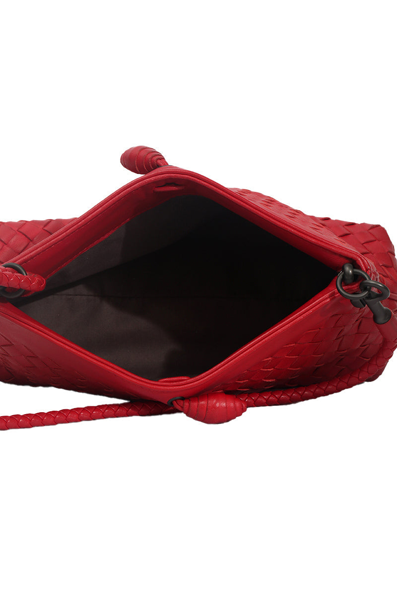 Bottega Veneta Intrecciato Red Bag