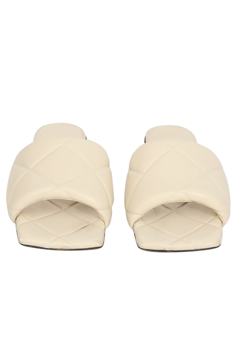 Bottega Veneta EU 39 Nappa Quilted Lido Flats