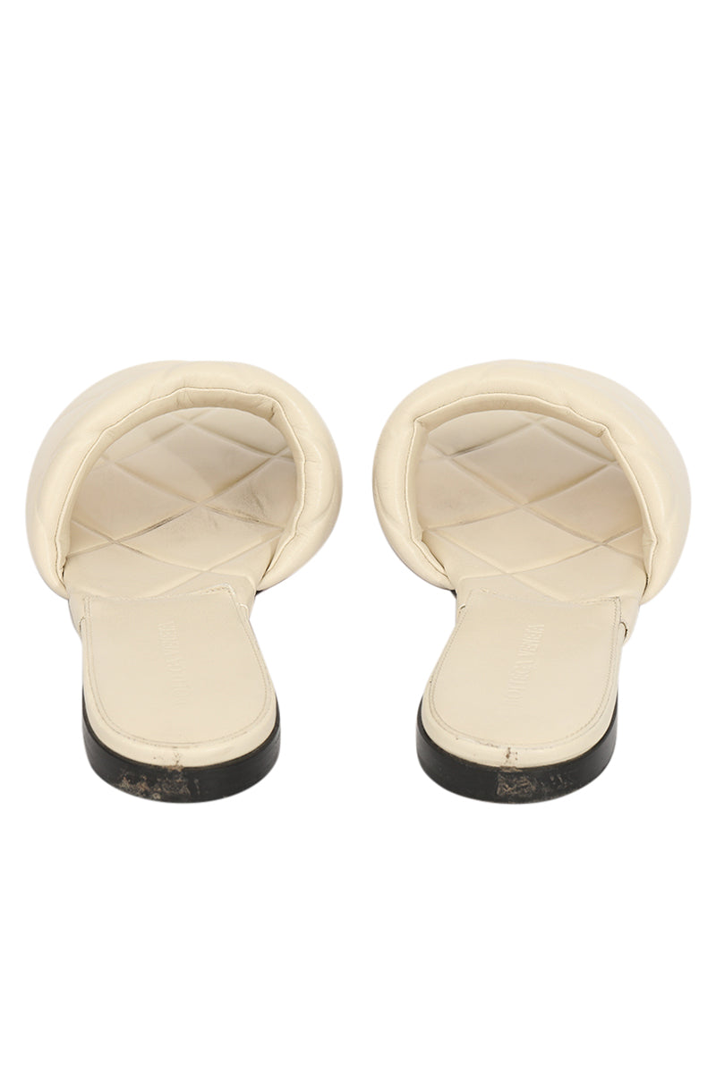 Bottega Veneta EU 39 Nappa Quilted Lido Flats