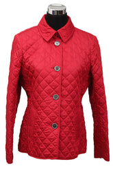 Burberry Red Quilted Jacket