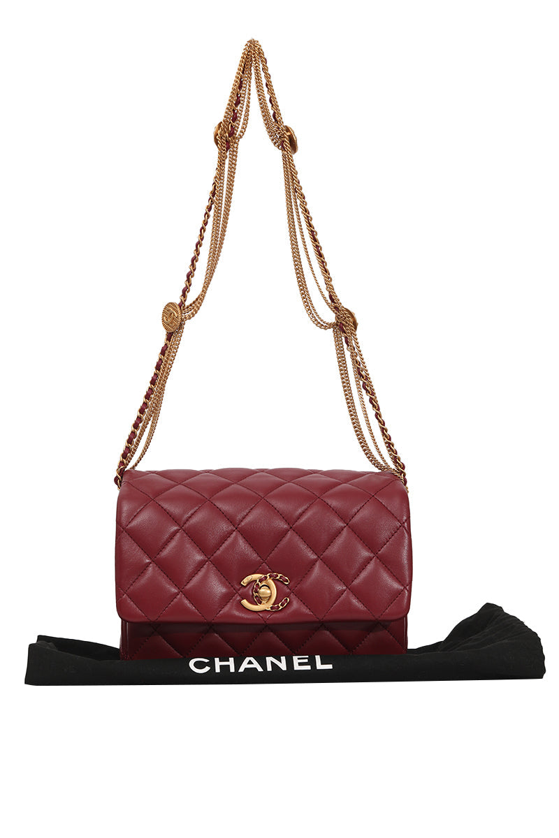 Chanel Precious Buttons Chain Flap Bag