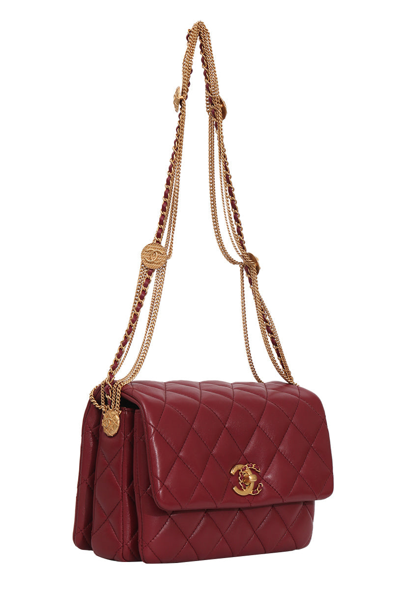 Chanel Precious Buttons Chain Flap Bag