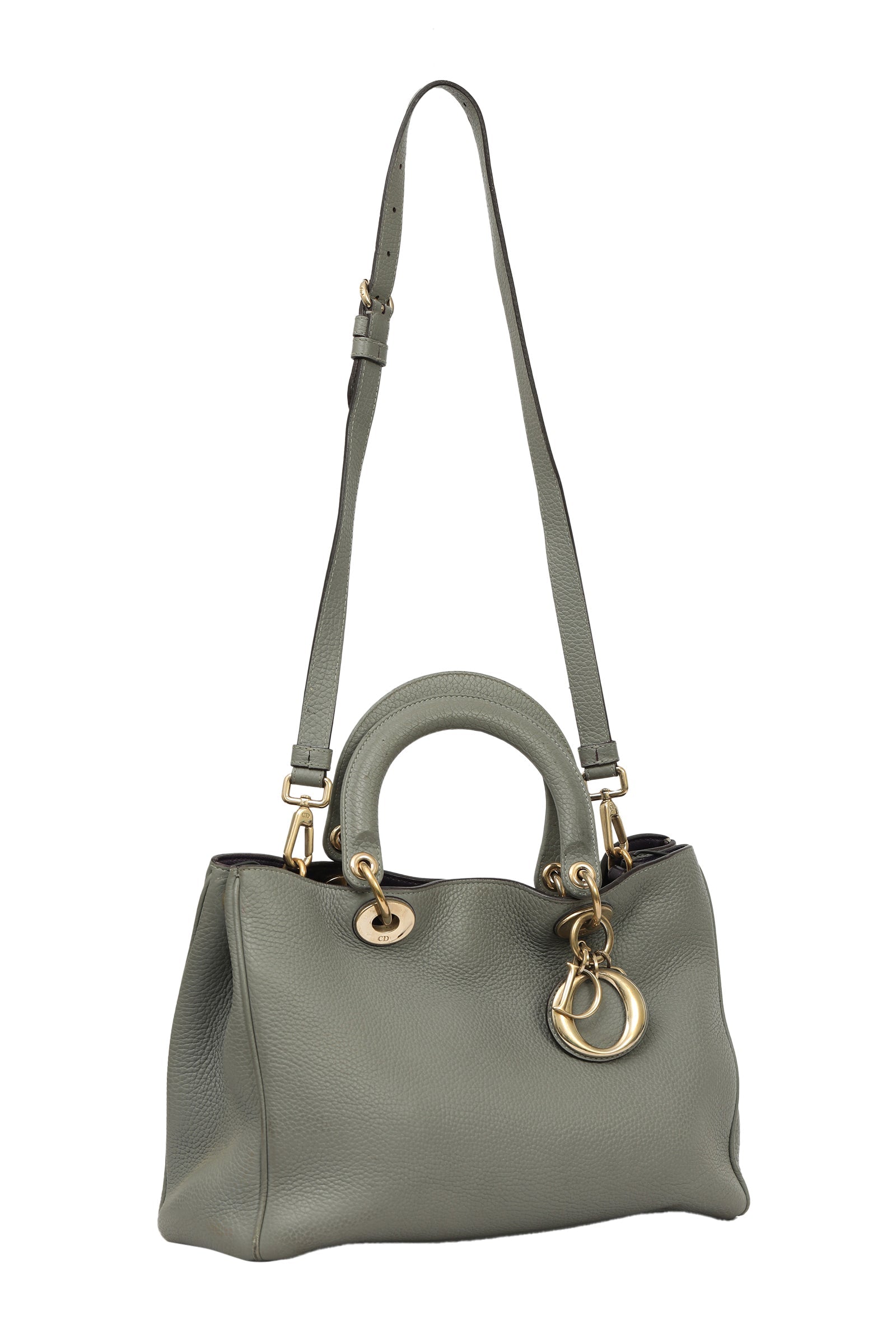 Christian Dior Cannage Leather Tote Bag