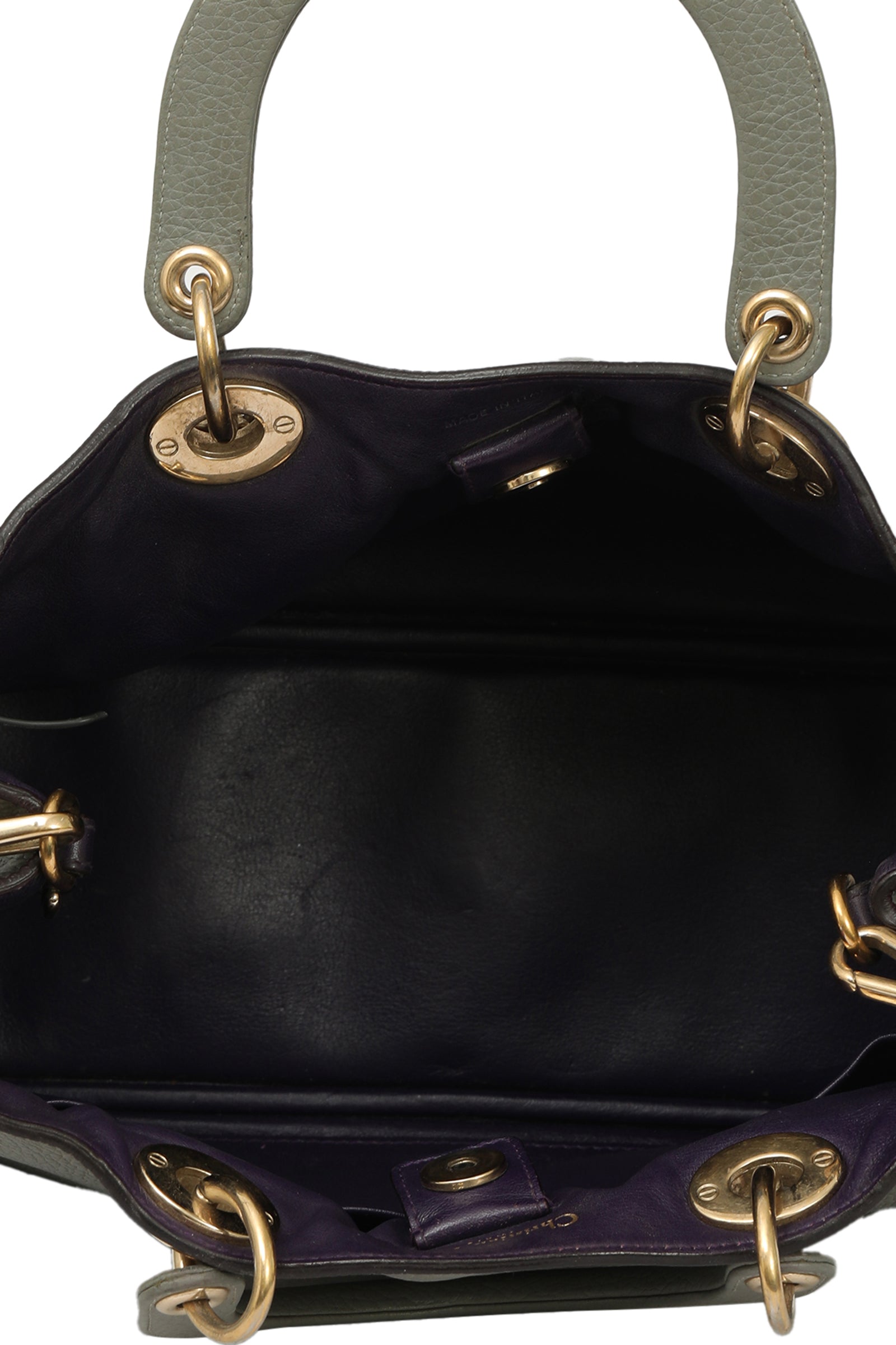 Christian Dior Cannage Leather Tote Bag
