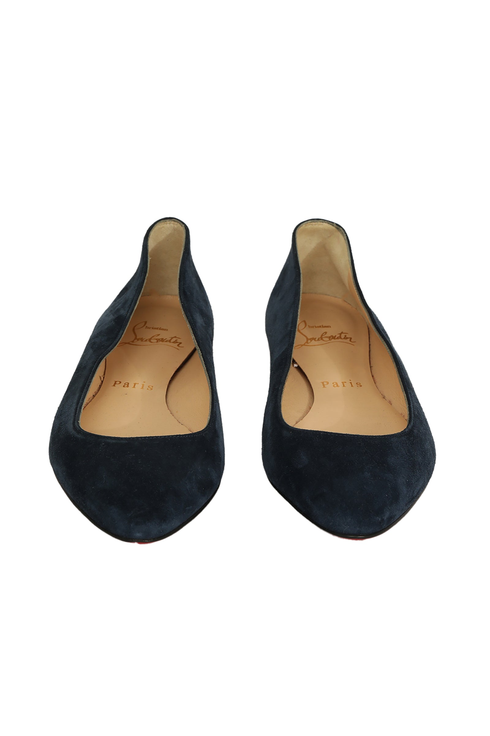 Christian Louboutin EU 36 Blue Suede Flats