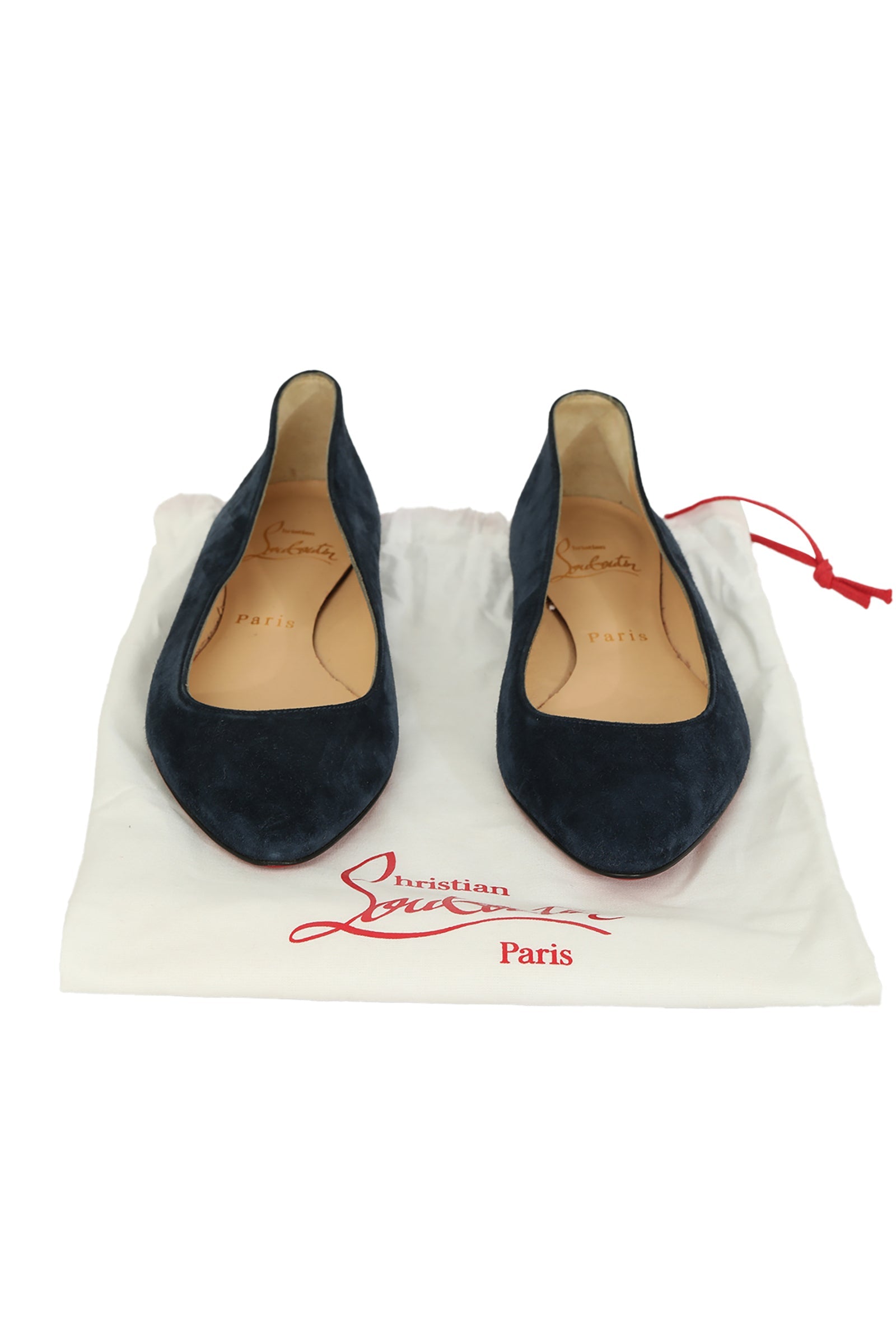 Christian Louboutin EU 36 Blue Suede Flats