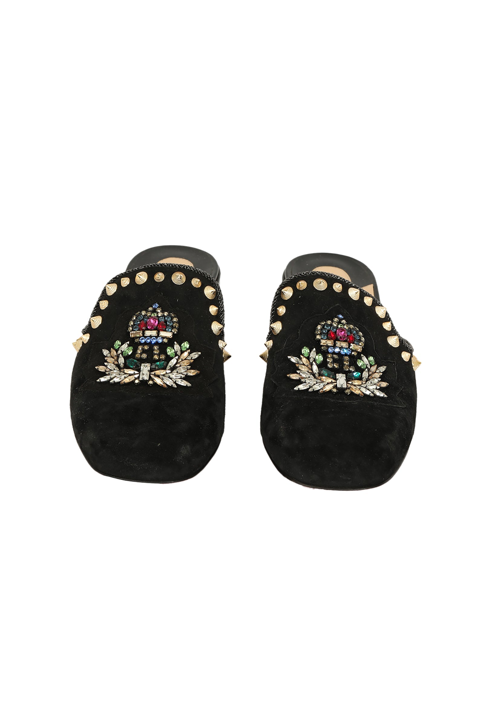 Christian Louboutin EU 38 Evening Sun Mule Suede Loafer