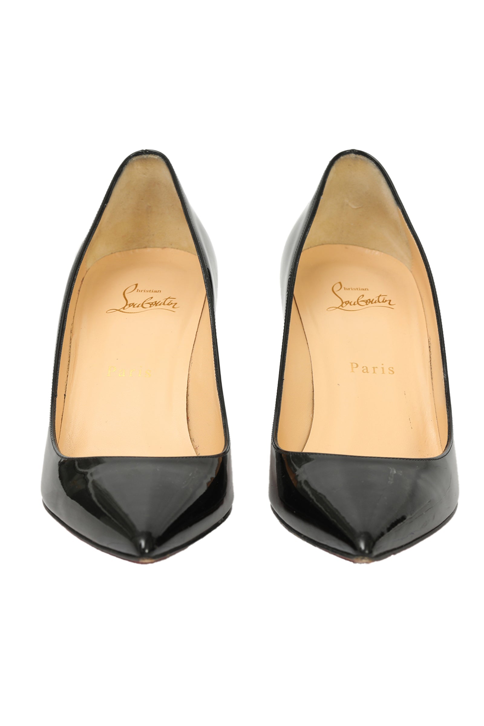 Christian Louboutin EU 39 Patent Peep Toe Heels