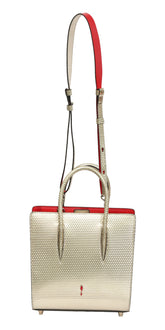 Christian Louboutin Paloma Spiked Metallic Handbag